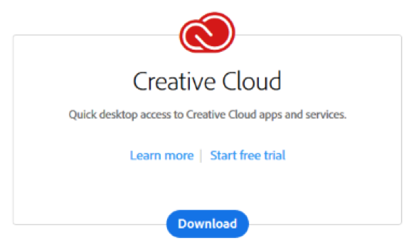 Creative Cloud download